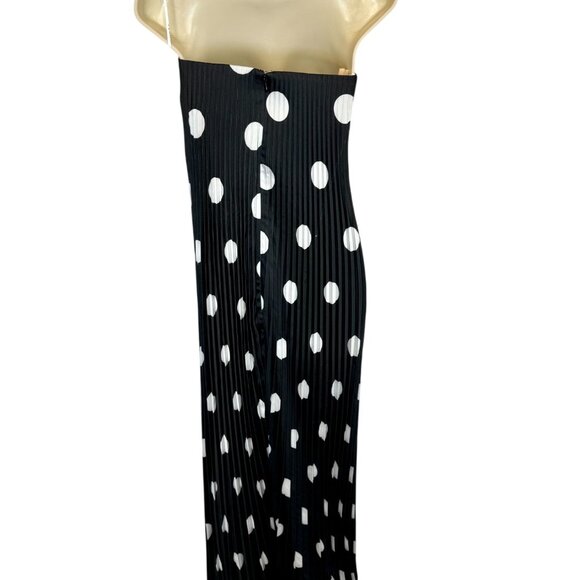 L'Idee Black Tie Gown Polka Dot NWT - Size XS - Picture 3 of 9